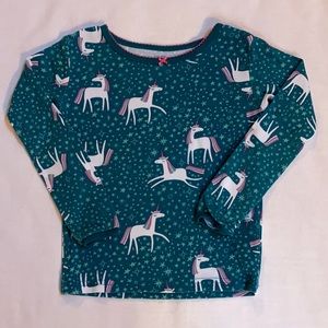 Unicorn pajama top